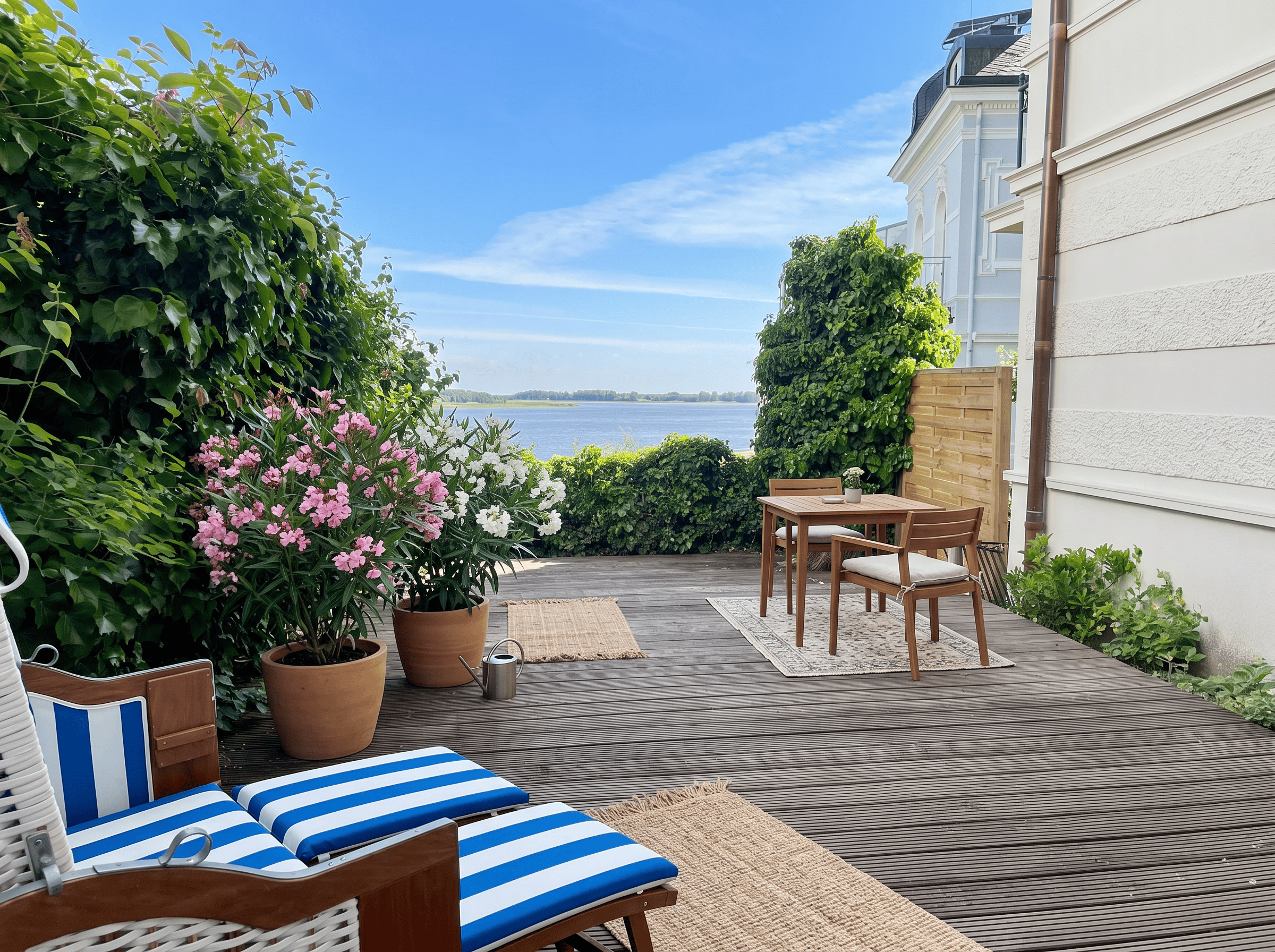 Terrasse mit Weitblick (Möblierungsvorschlag)
