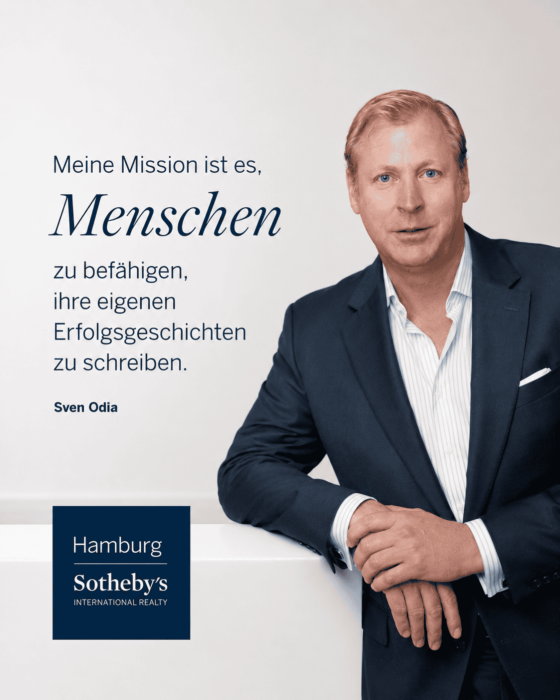 Menschen, Erfolg, Immobilien, Hamburg, Sotheby's, Immobilienmakler, Erfolgsgeschichten, Beratung, Lu.